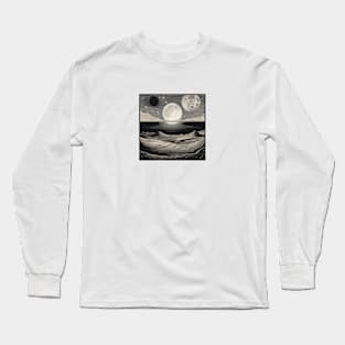 Planet Landscape Long Sleeve T-Shirt